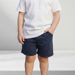 CAT & JACK • TODDLER BOYS' NAVY BLUE PULL-ON KNIT SHORTS - 3T